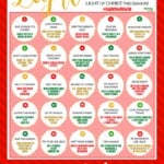 Kids can LIGHT THE WORLD Advent Calendar- Free Printable