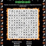 Halloween Word Search