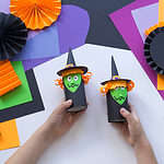 Cute Paper Witch Dolls