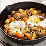 Breakfast Sausage and Potato Egg Hash