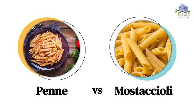 Penne vs Mostaccioli Differences