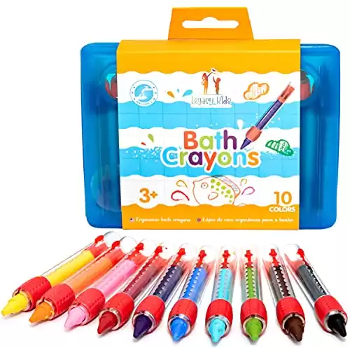 Bath Toys For Kids Ages 4-8 | Washable Crayons | Gel Crayons For Kids Bath Toys | Toddler Crayons | Non Toxic Crayons For 1 Year Old | Bathtub Crayons for Kids Ages 2-4 | Non Twistable Crayons
