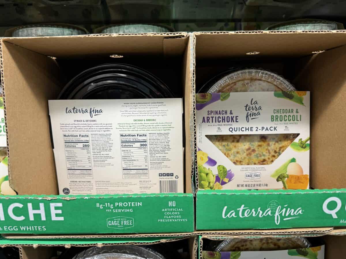 La Terra Fina Quiche Variety at Costco