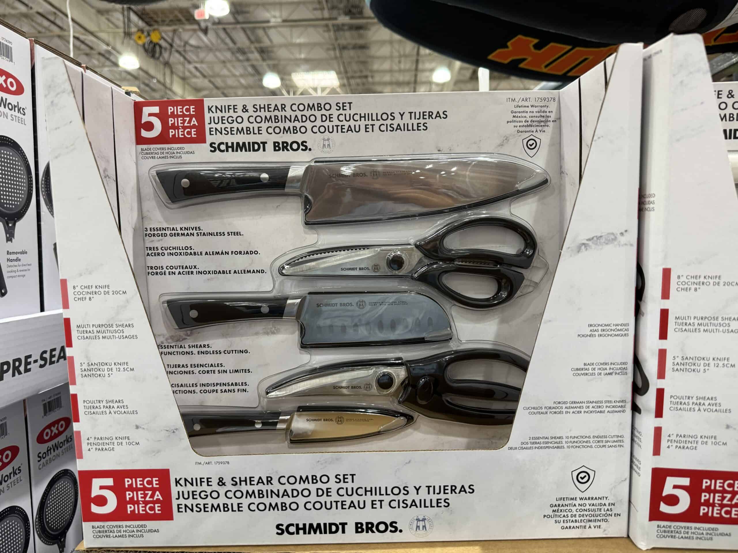 Schmidt Brothers 5-Piece Knife and Shears Set 