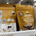 Jojo's Organic Dark Chocolate Peanut Butter Filled Bars 