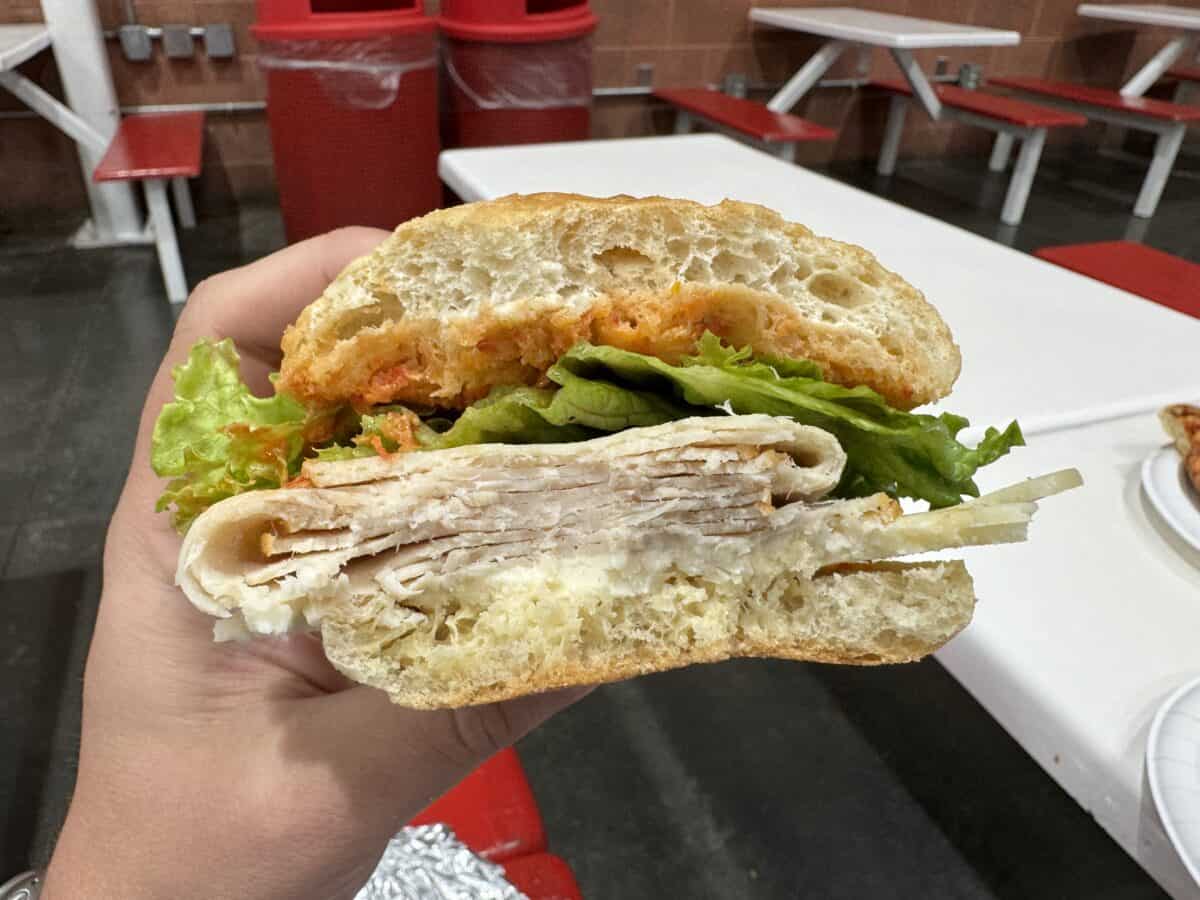 Costco Turkey Swiss Sandwich