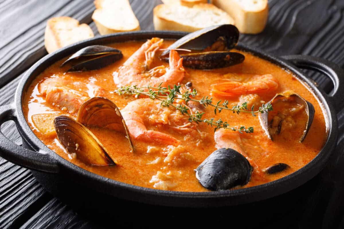 Spanish Suquet de Peix sea soup