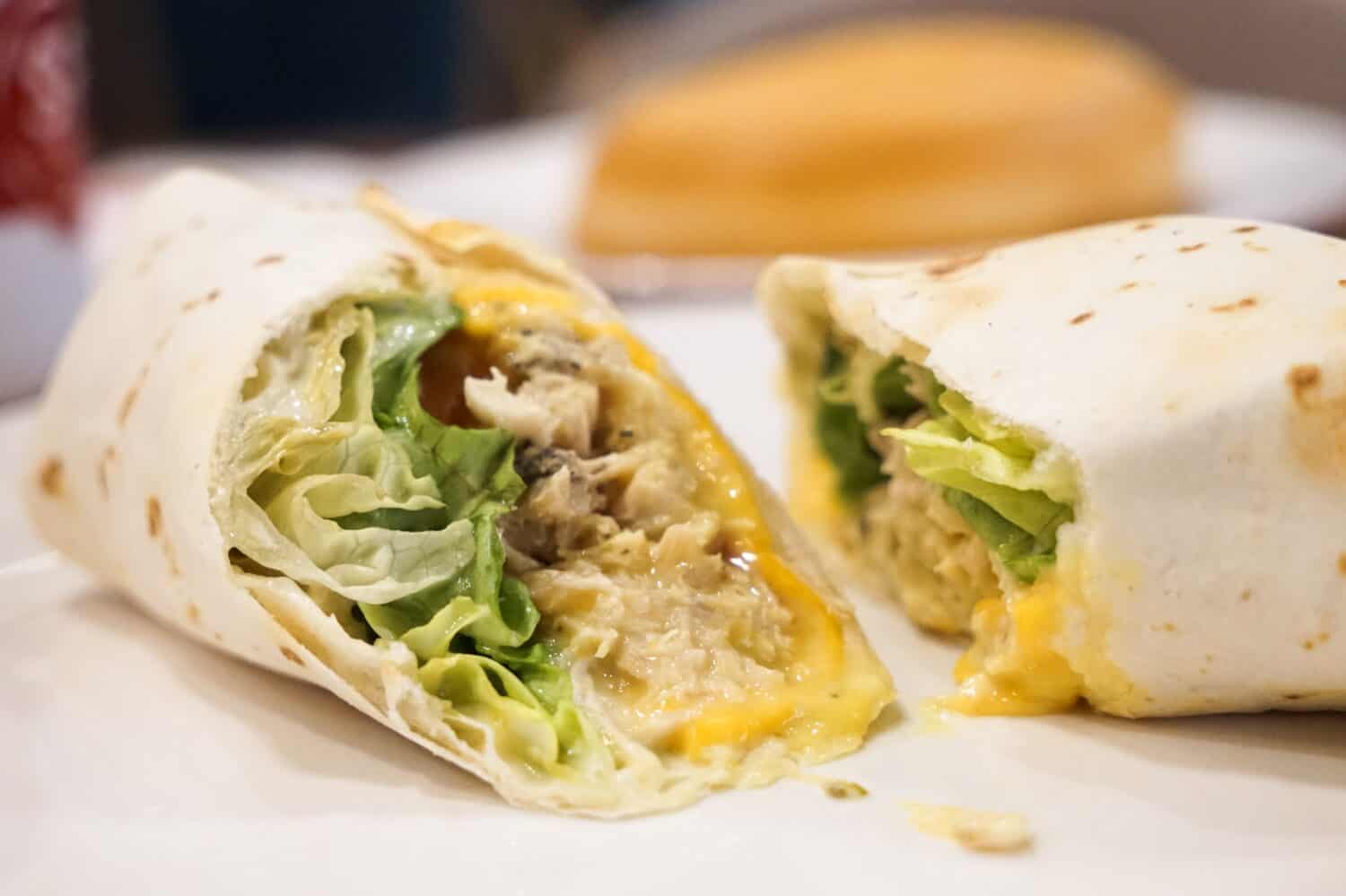 50. Honey Mustard Snack Wrap (Crispy)