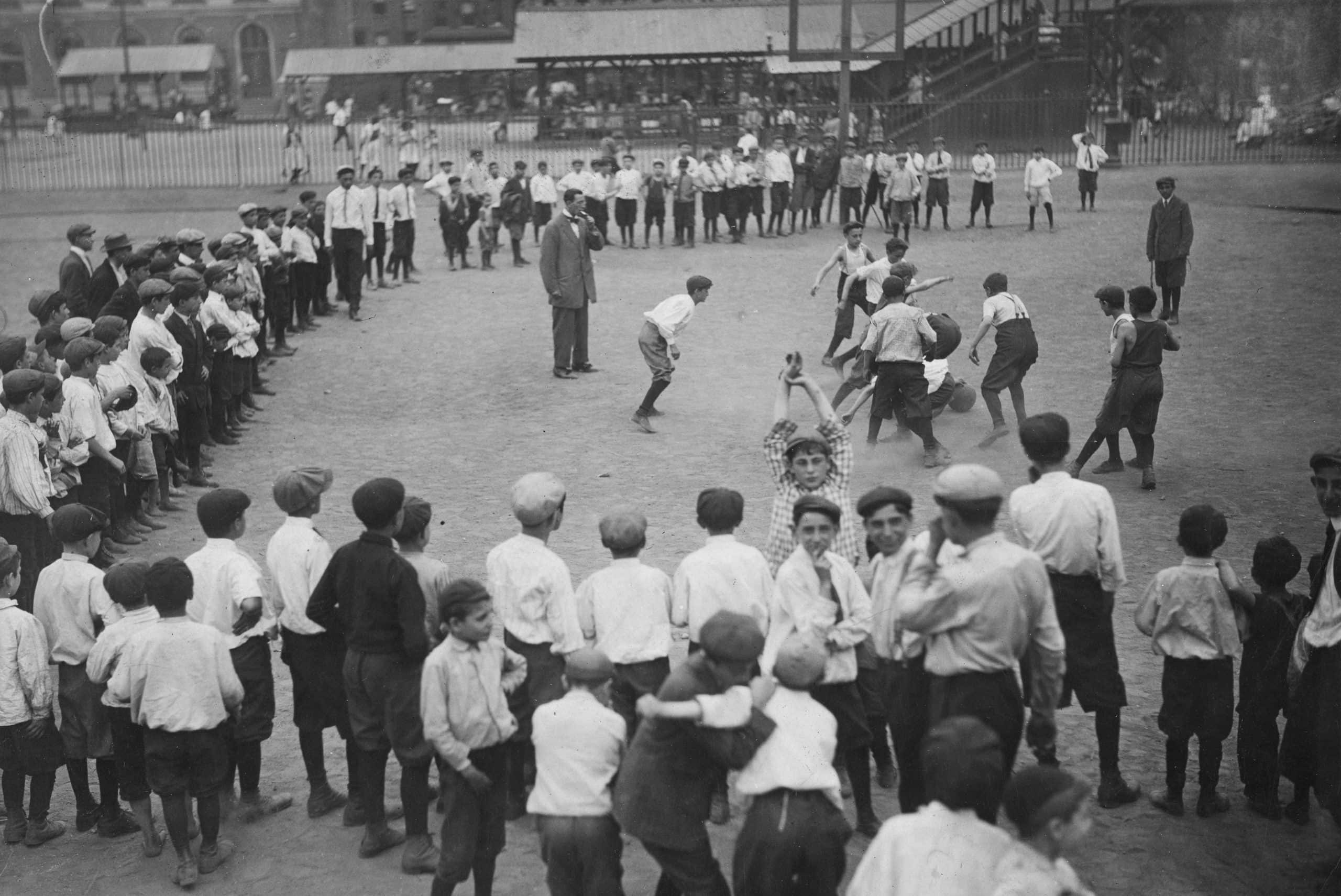 Basketball in the Yard