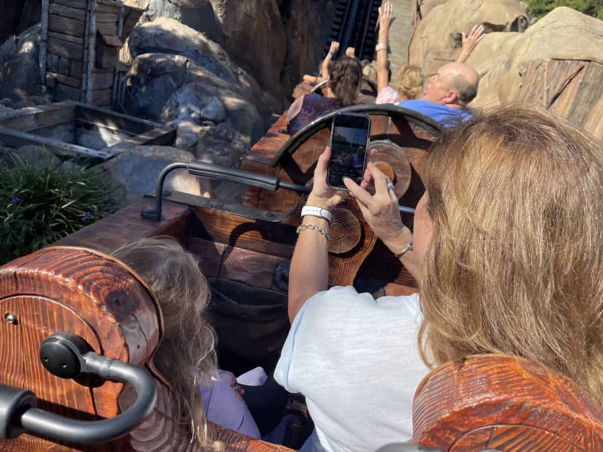 Riding Splash Mountain