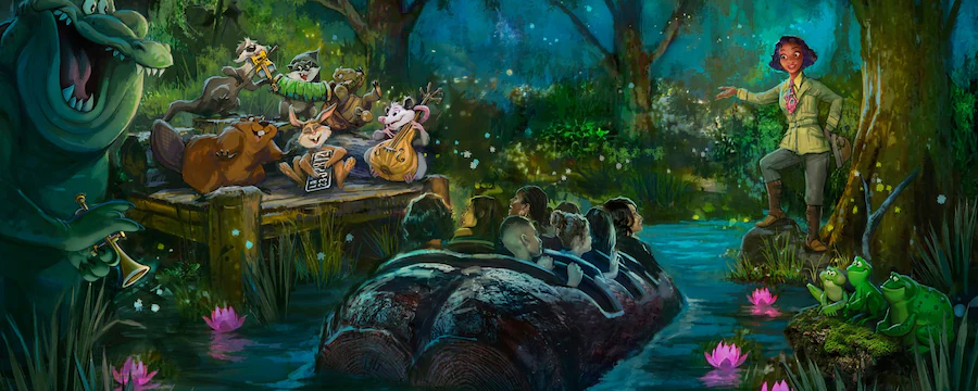 Tiana's Bayou Adventure Concept Art