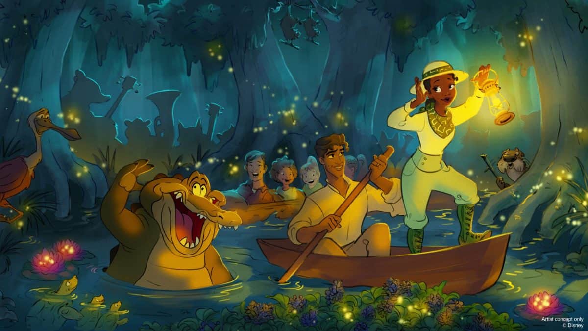 Tiana's Bayou Adventure Concept Art