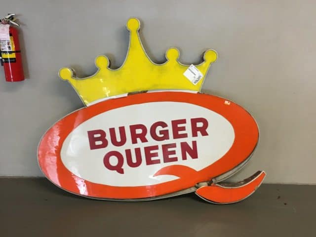 Burger Queen Sign Burger Beast Museum Miami