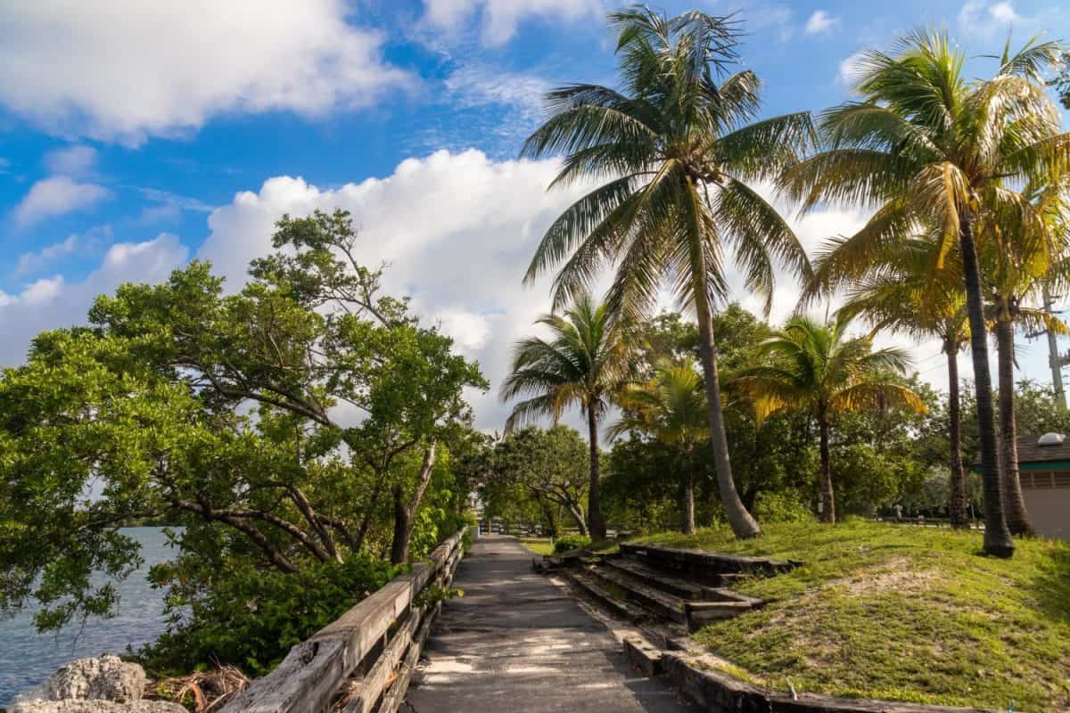 Hawksbill Park Hollywood Florida USA intracoastal waterway park