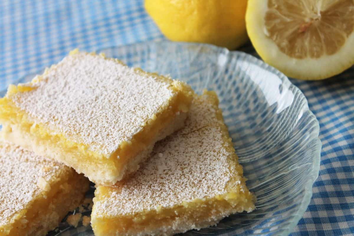 Home Made Lemon Bars.