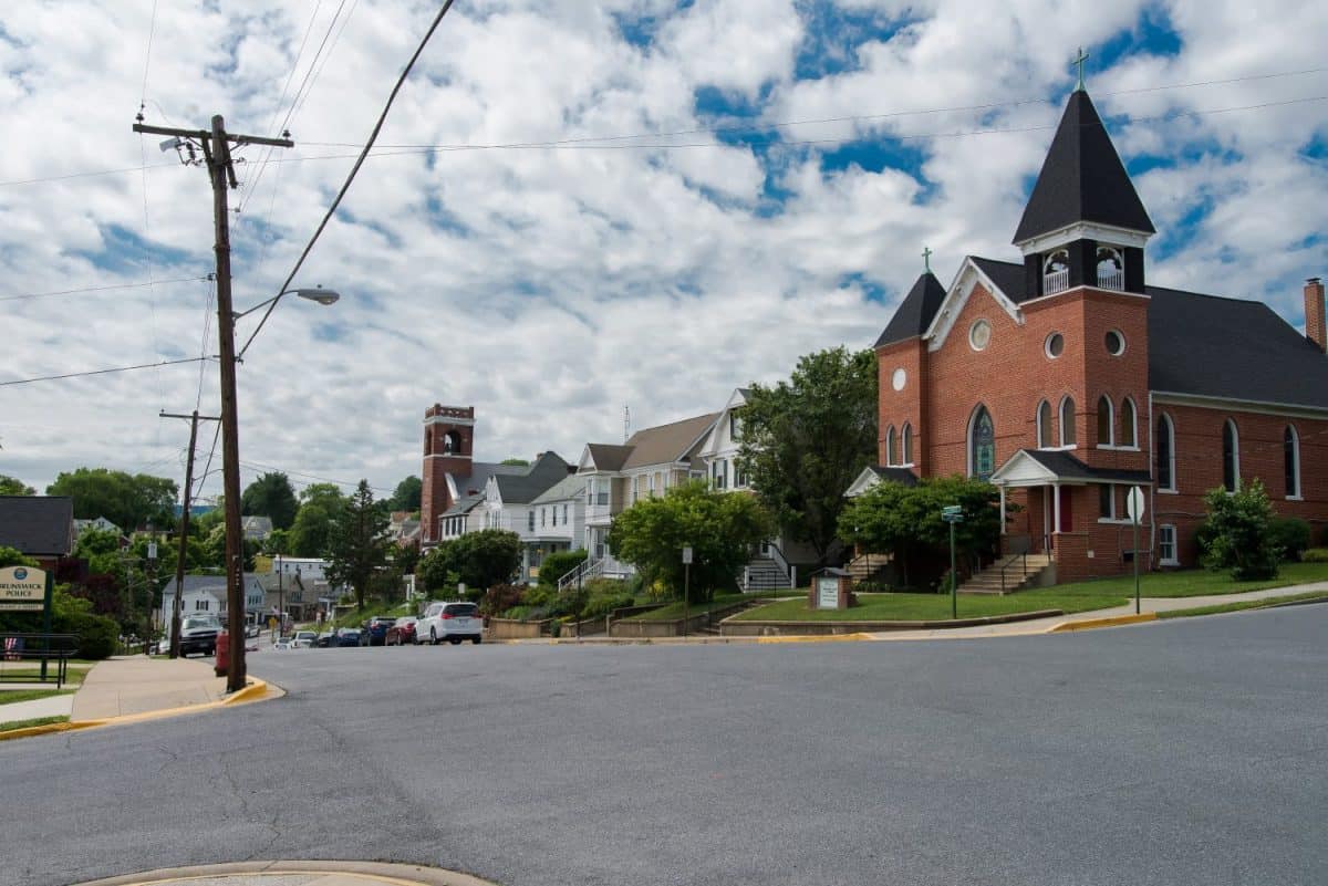 Church on the Hill in Brunswick Maryland USA