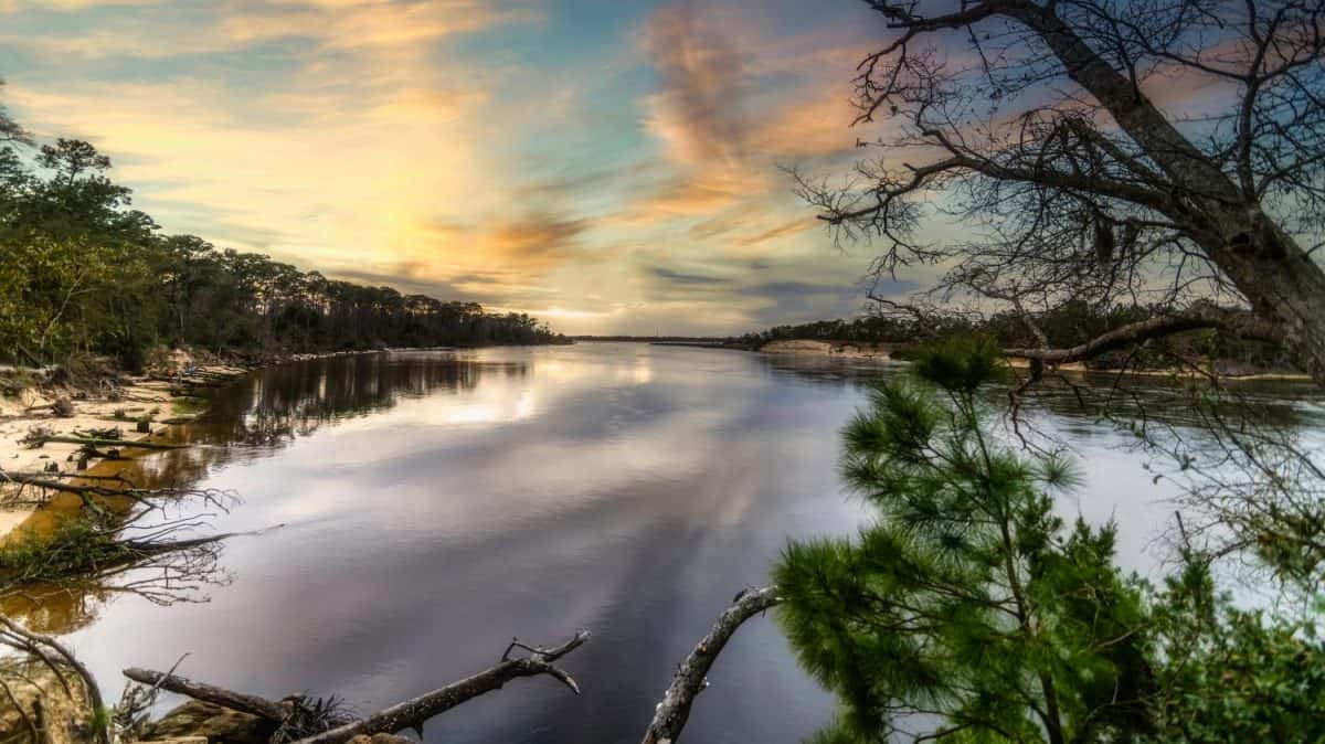 Cape Fear North Carolina sunset