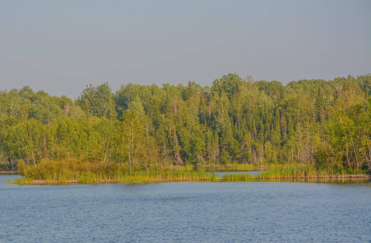 The West Two Rivers Reservoir Recreation Area in Mountain Iron, St Louis County, Minnesota