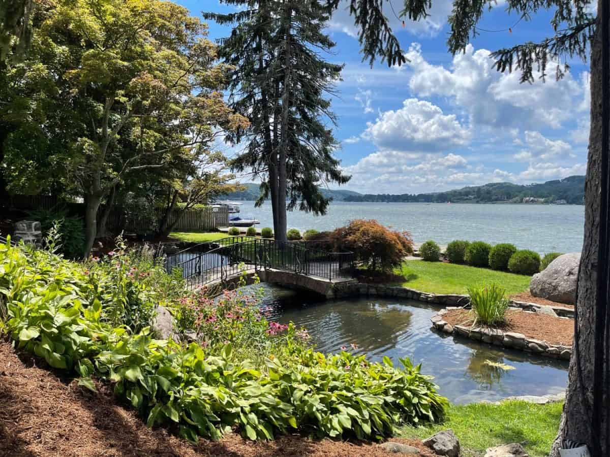 Lake Mohawk, Sparta, New Jersey, in early August ￼