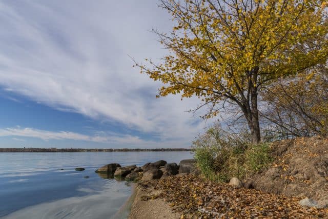 Big Stone Lake In Autumn