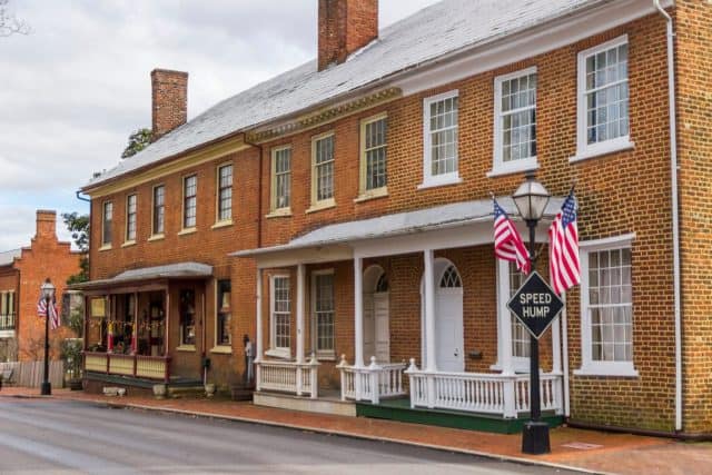 Historical building in Jonesborough, Tennessee