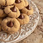 7. Peanut Butter Chocolate Kiss Cookies