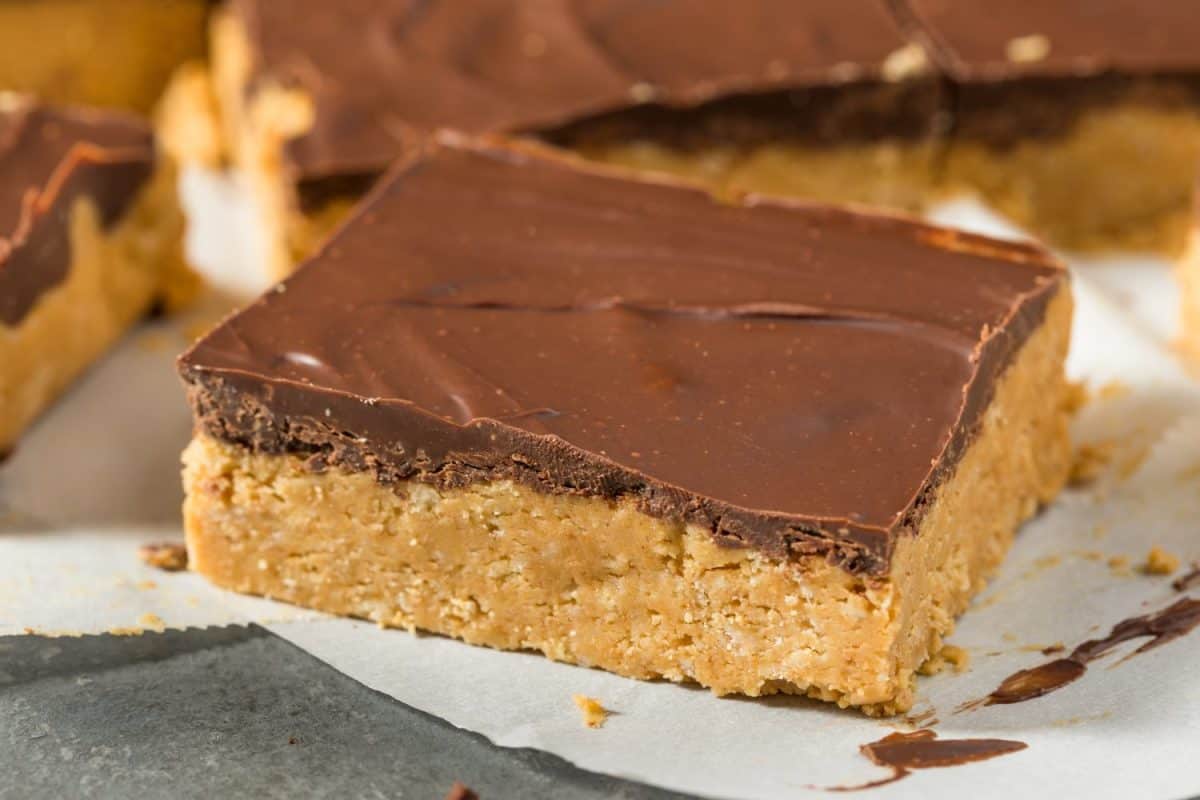 Homemade Chocolate Peanut Butter Bar for Dessert. 10 Amazing Recipes That Feature Peanut Butter