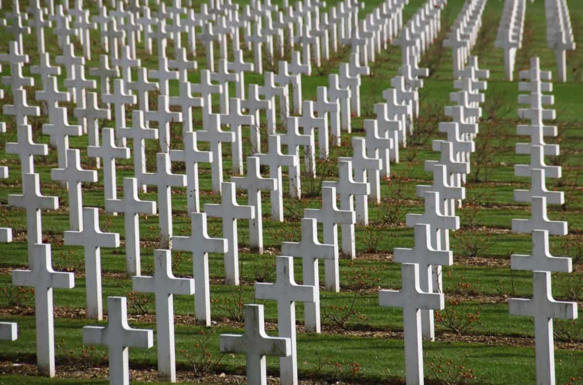 cemetery of soldiers of the first world war