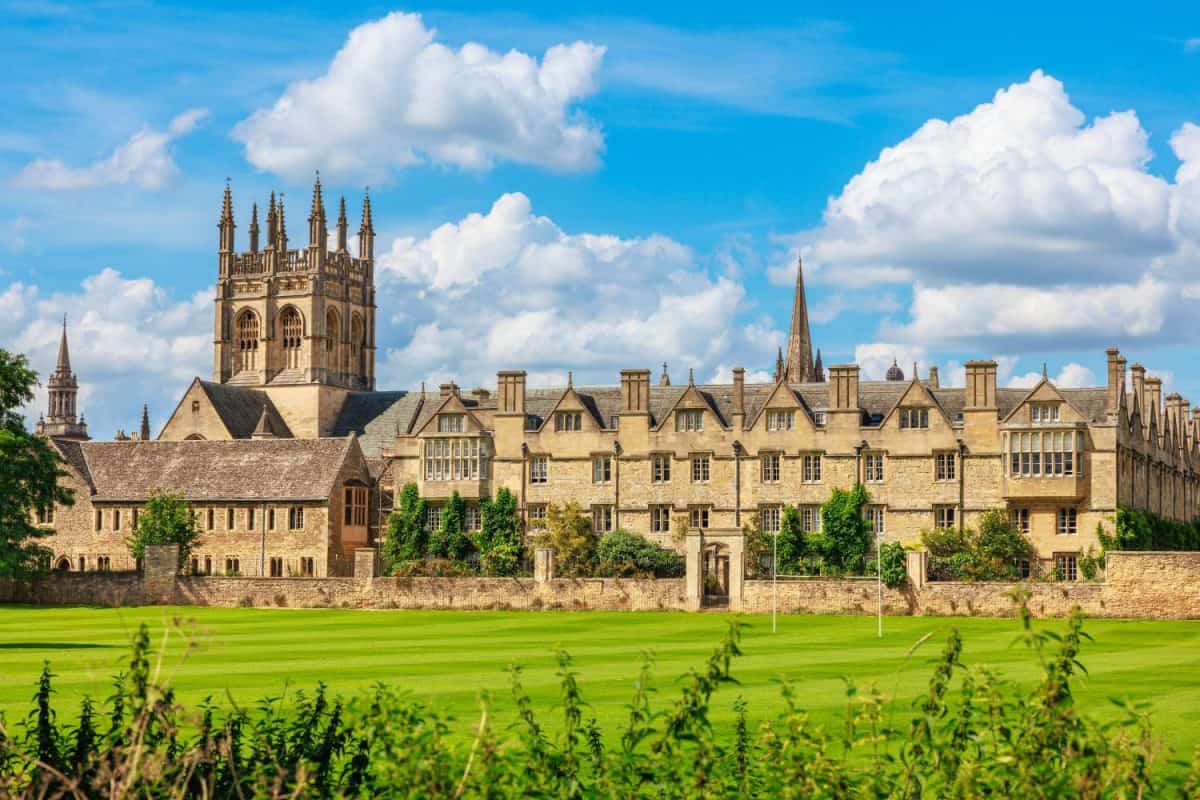 View to Merton College of Oxford University from the meadow. Oxford, England. These Countries Will Pay You to Move There