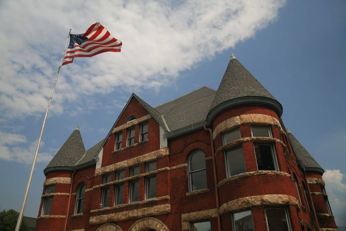 Historic building in downtown Harriman Tennessee