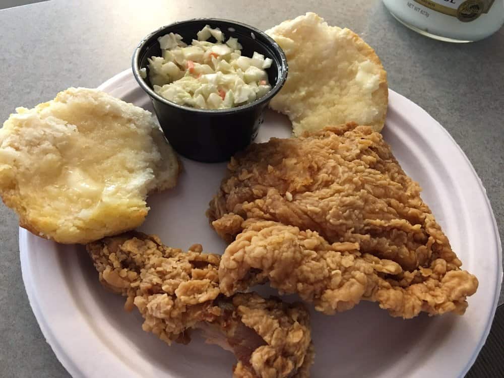 Bojangles Chicken and biscuits