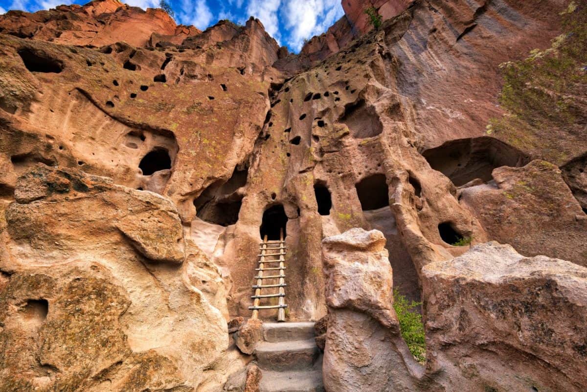 Cliff Dwellings in Bandelier National Monument. Most Americans Can't Properly Identify These Iconic U.S. Monuments