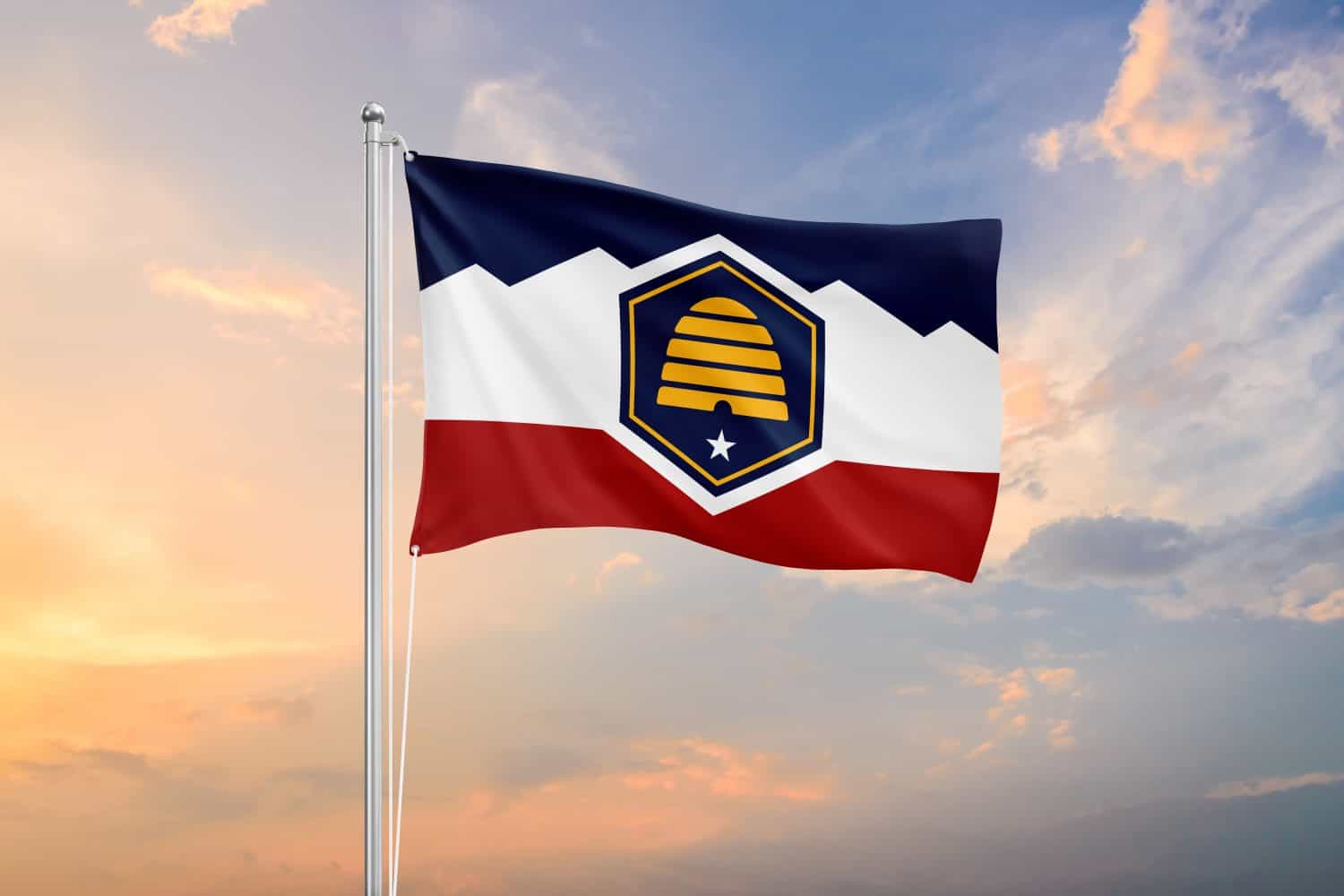 The State Flag Known as the Beehive Flag