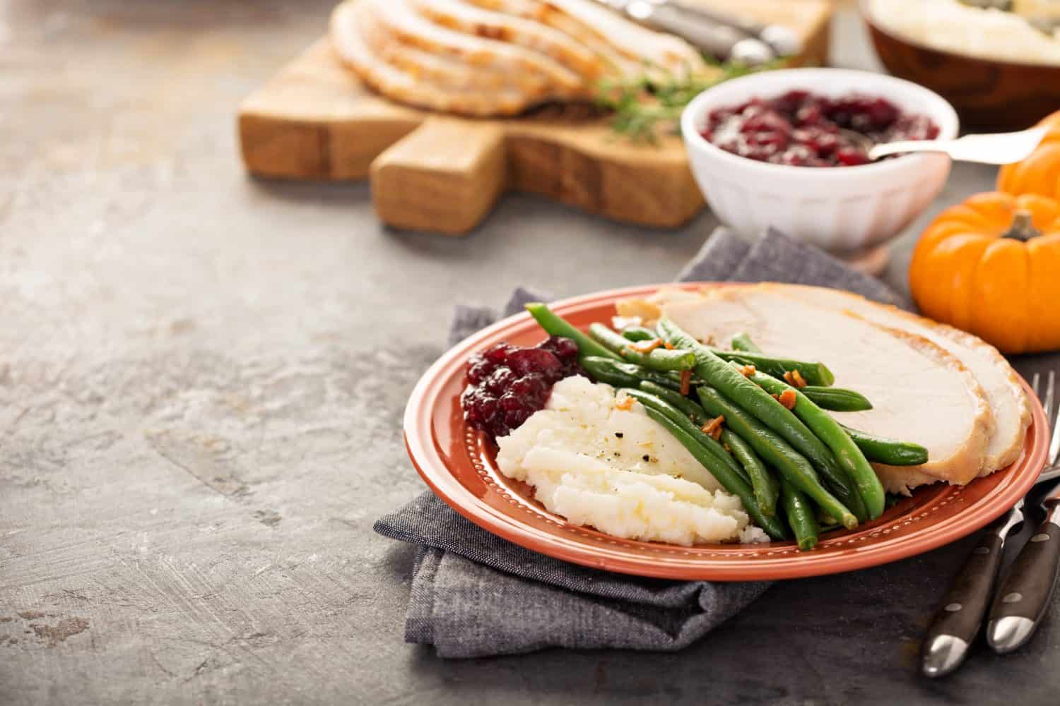 Creamed Turkey Over Mashed Potatoes