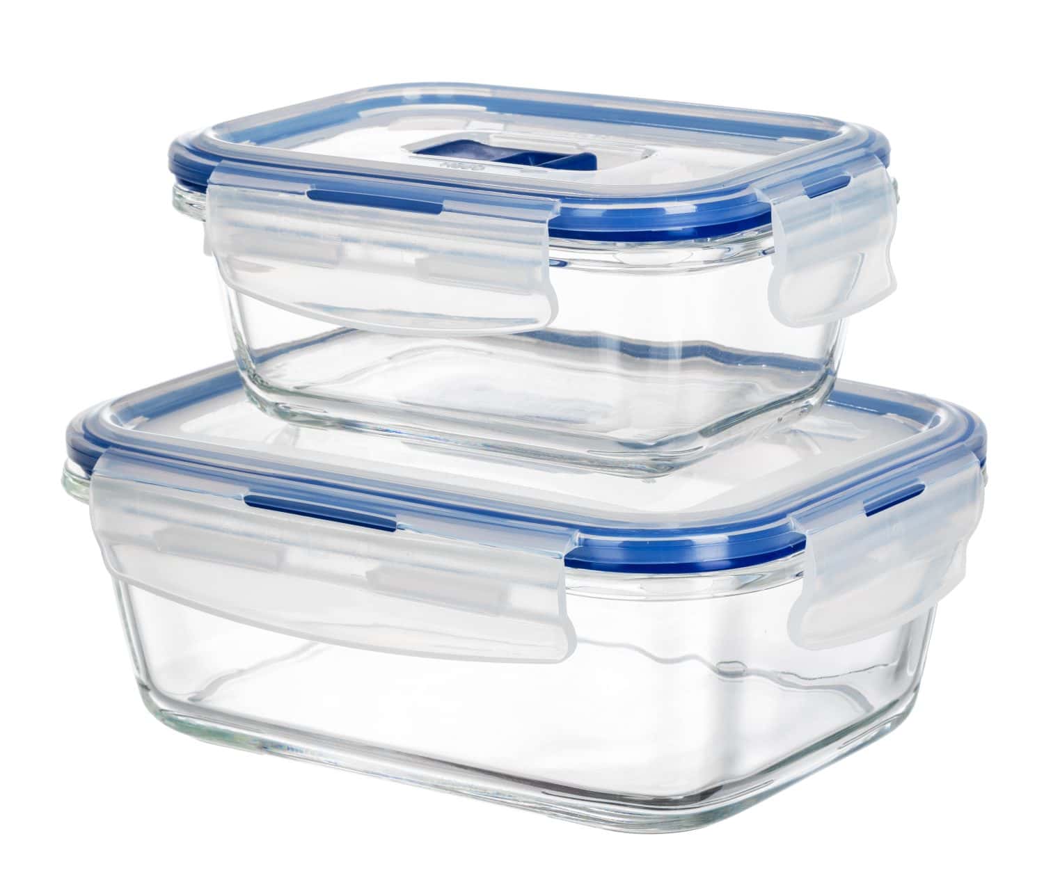 Brilliance Glass Food Storage Containers - Rubbermaid 6pc (set of 3)