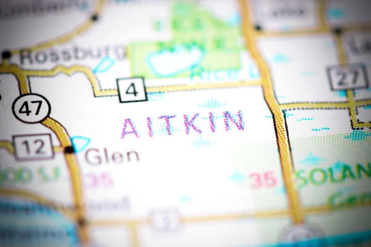 Aitkin. Minnesota. USA on a map Forget Cracker Barrel, These 8 Spots Are Better Options on Your Next Road Trip