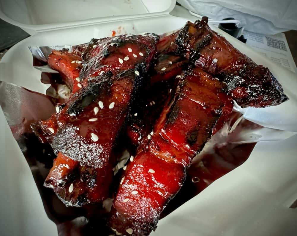 City Wok Honey BBQ spare ribs