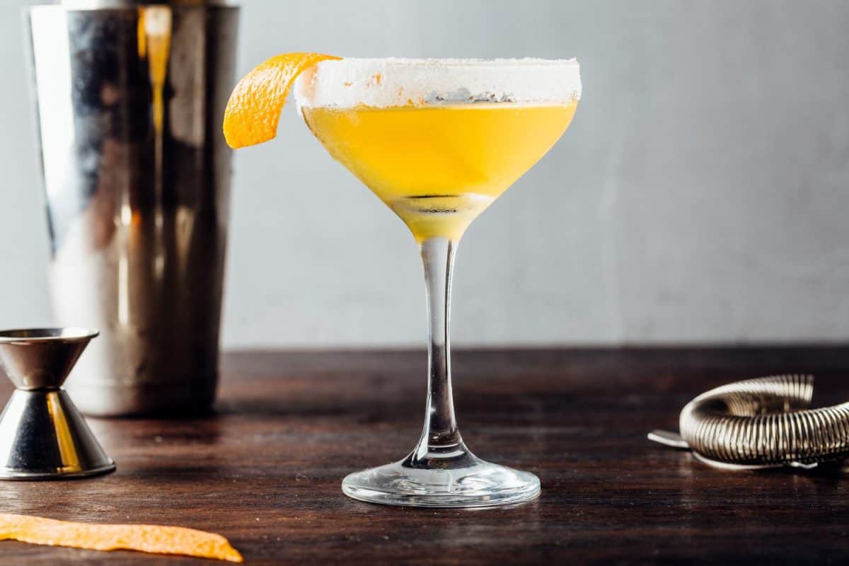 Refreshment Sidecar Cocktail brandy, triple sec liqueur and fresh lemon juice garnish with orange twist. Skip the Martini, These # Classic Cocktails Are Better