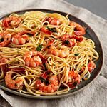 Try the Shrimp Scampi