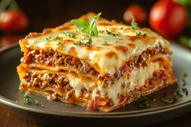 Delicious Homemade Lasagna, Classic Italian Cuisine