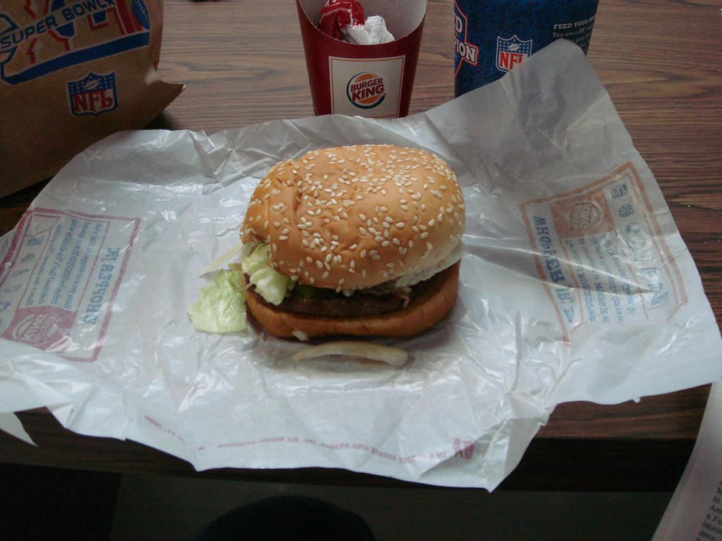 Burger King Whopper Jr. Meal