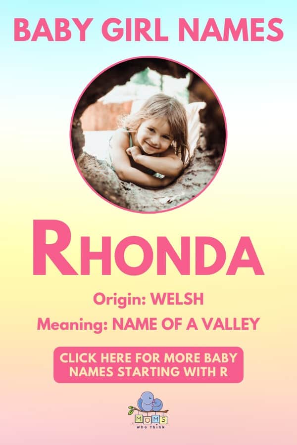 Baby girl name meanings - Rhonda