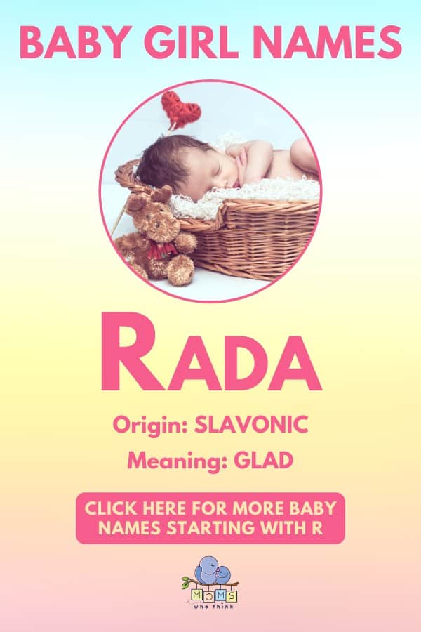 Baby girl name meanings - Rada