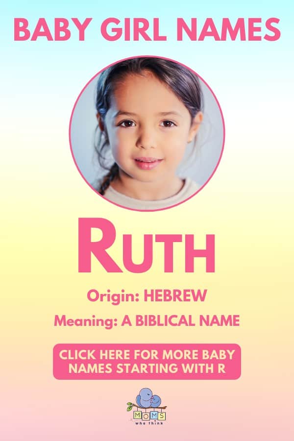Baby girl name meanings - Ruth