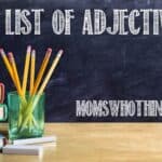 List Of Adjectives