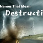 Baby Names That Mean Destruction