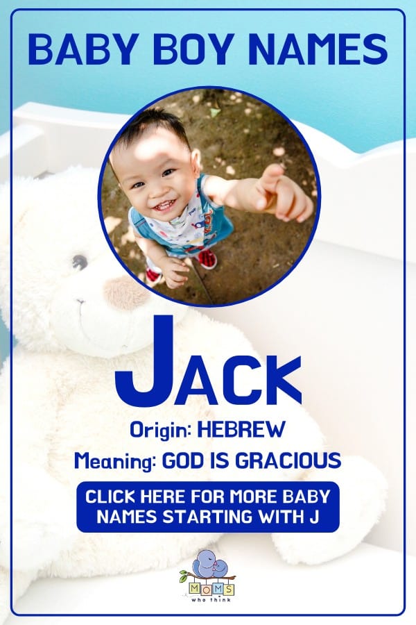 Baby boy name meanings - Jack