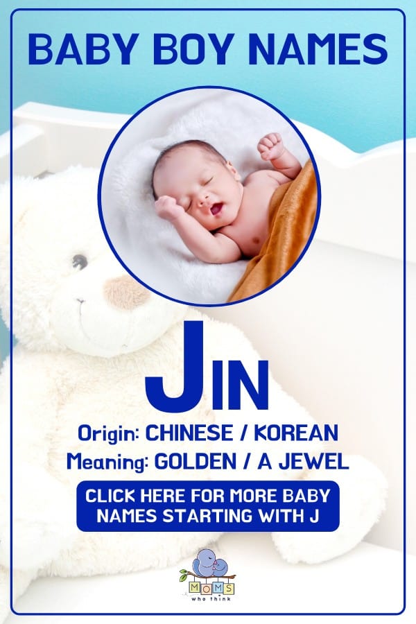 Baby boy name meanings - Jin