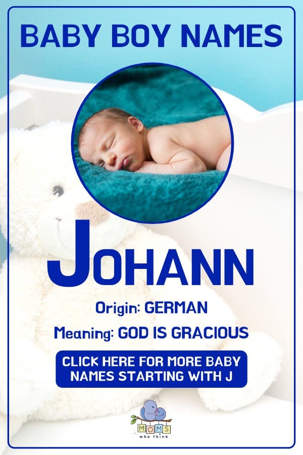 Baby boy name meanings - Johann