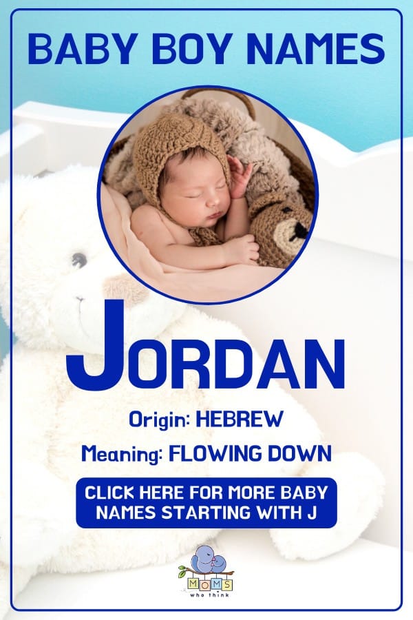 Baby boy name meanings - Jordan